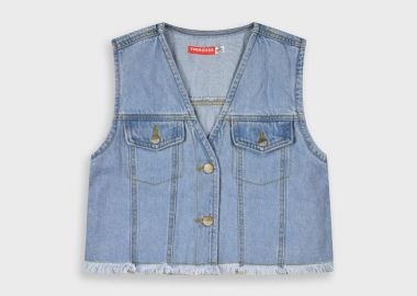 Τζην γιλέκο για κορίτσι | ΜΠΛΕ ΤΖΗΝ - Energiers - 